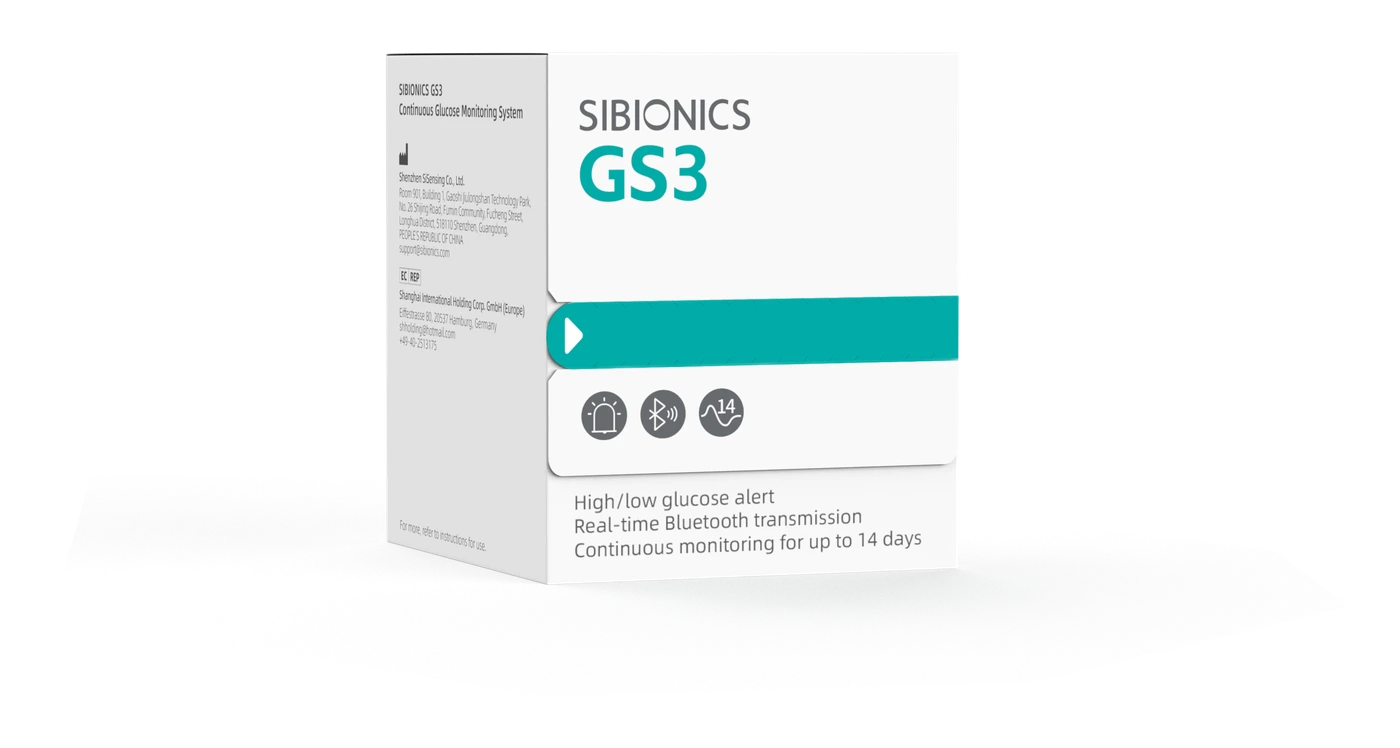 SIBIONICS GS3 pakiranje